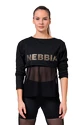 Nebbia Intense Mesh T-shirt 805 schwarz
