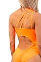 Nebbia One Shoulder Asymmetrical Monokini 458 Orange Neon