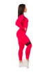 Nebbia Sportliche Leggings mit hoher Taille und Seitentasche 404 rosa