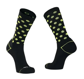 NorthWave Core Socke schwarz/gelb Grippe Radfahren Socken