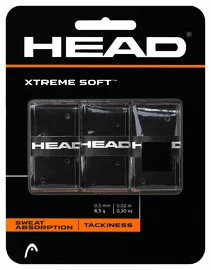 Overgrip Head Xtreme Soft Black (3 St.)