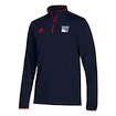 Quarter-Zip Pullover Jacket adidas NHL New York Rangers