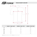 Radtrikot Kinder Force Kid Square fluo-pink