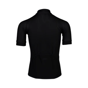 Radtrikot POC  Essential Road Logo Jersey Uranium Black