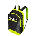 Schlägerrucksack Head Core Backpack Black/Yellow