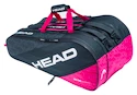 Schlägertasche Head Elite 12R Monstercombi Antracite/Pink