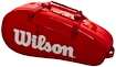 Schlägertasche Wilson Super Tour 2 Compartment Small Red