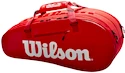 Schlägertasche Wilson Super Tour 2 Compartment Small Red