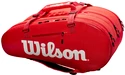 Schlägertasche Wilson Super Tour 3 Compartment Red