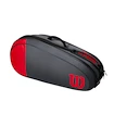 Schlägertasche Wilson  Team 6 Pack Red/Grey