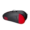 Schlägertasche Wilson  Team 6 Pack Red/Grey