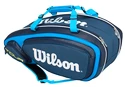 Schlägertasche Wilson Tour V 9 Pack Blue