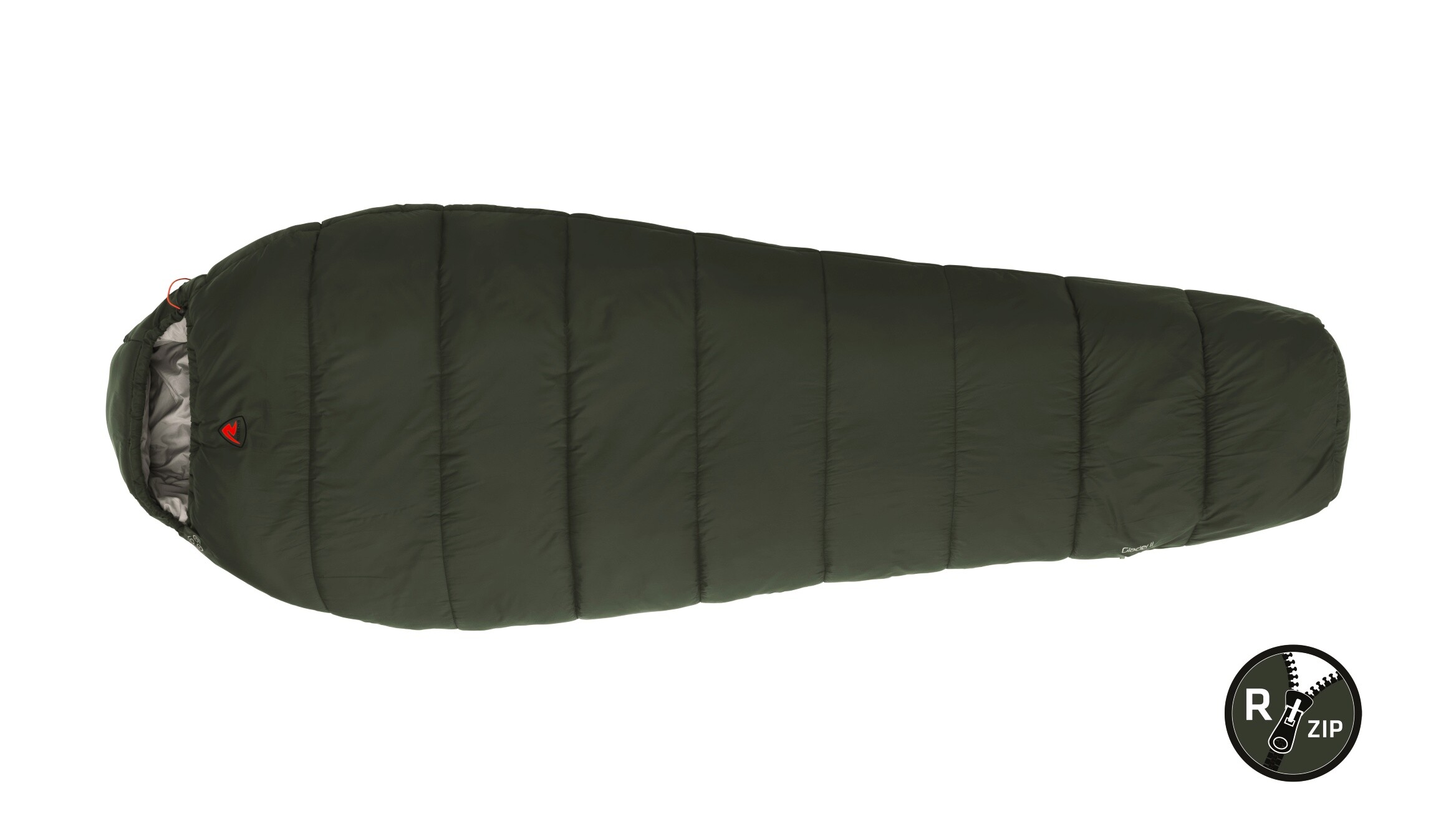 ROBENS Glacier II Schlafsack grün Ausführung Right Zipper 2021 Quechua Schlafsack