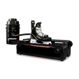 Schleifmaschine + Basis Sparx Sharpener 3 Commercial + Staubsauger PV100 Vacuum
