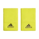 Schweißbänder adidas Tennis Wristband Large Yellow (2 St.)