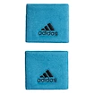 Schweißbänder adidas Tennis Wristband Small Blue/Black (2 St.)