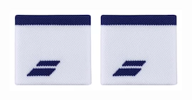 Schweißband Babolat Logo Wristband White/Sodalite Blue