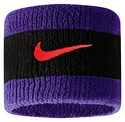 Schweißband Nike  Swoosh Wristbands (2 ks) Black/Court Purple/Chile Red