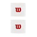 Schweißband Wilson  Wristband 2.5´´ White (2 Pack)