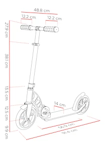 Scooter Street Surfing URBAN XPS Black Silver