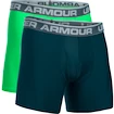 Set von Boxershorts Under Armour Boxerjock 2-Pack Green