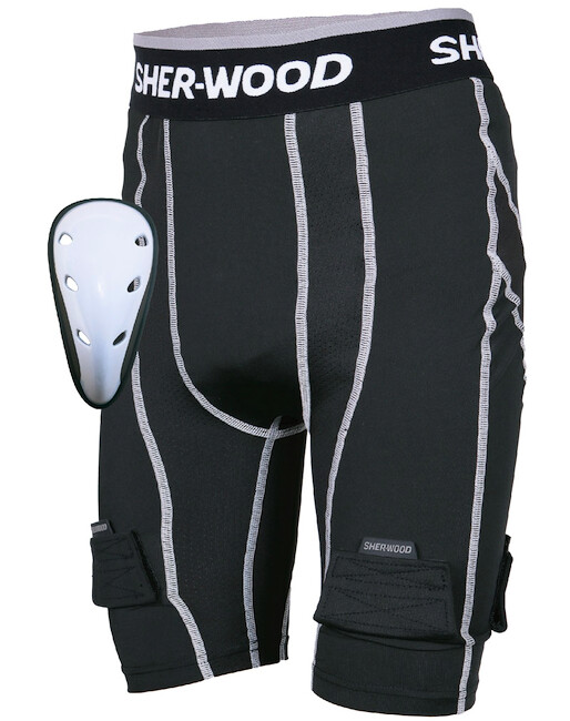 Shorts mit Tiefschutz Sher-Wood Compression Jock Short SR