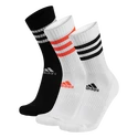 Socken adidas  3-Stripes Cushioned Crew 3 PAck White