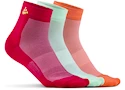 Socken Craft Mid 3-Pack Pink/Green/Orange