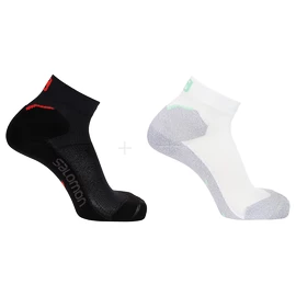 Socken Salomon Speedcross Ankle 2PP Ebony/White