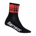 Socken Sensor  Race Square Black/Red