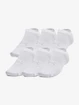 Socken Under Armour  Essential No Show 6pk-WHT