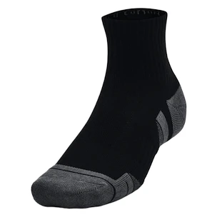 Socken Under Armour  Performance Cotton 3p Qtr-BLK  L