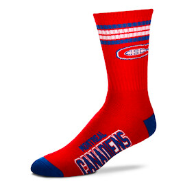 Socks FBF 4 Stripes Crew NHL Montreal Canadiens