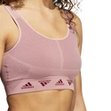 Sport BH adidas  Aeroknit Light Support Bra Legacy Burgundy