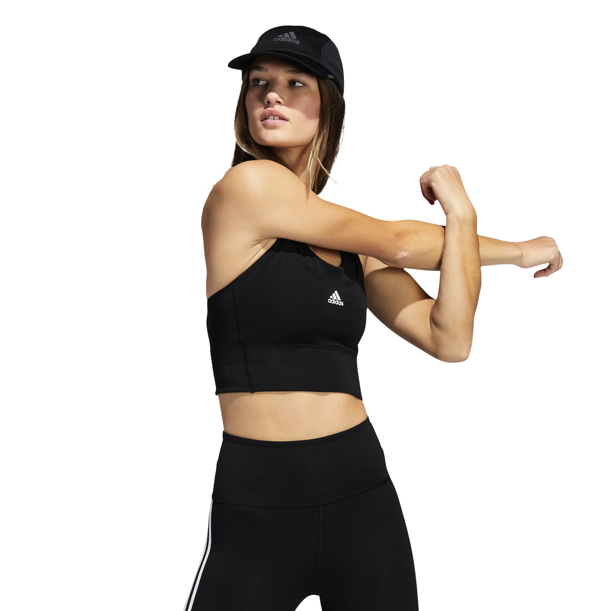Sport BH adidas Running Medium Support Pocket Black Sportega