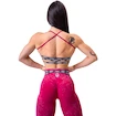 Sport BH Nebbia NEBBIA x OLYMPIA Washed Open Back Sports Bra LEGACY 779 red