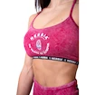 Sport BH Nebbia NEBBIA x OLYMPIA Washed Open Back Sports Bra LEGACY 779 red