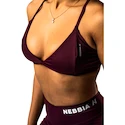Sport BH Nebbia STRONG BEAUTY Medium-Support Sports Bra TWIST-KNOT 423 dark red