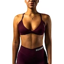 Sport BH Nebbia STRONG BEAUTY Medium-Support Sports Bra TWIST-KNOT 423 dark red