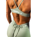 Sport BH Nebbia STRONG BEAUTY Medium-Support Sports Bra TWIST-KNOT 423 light green