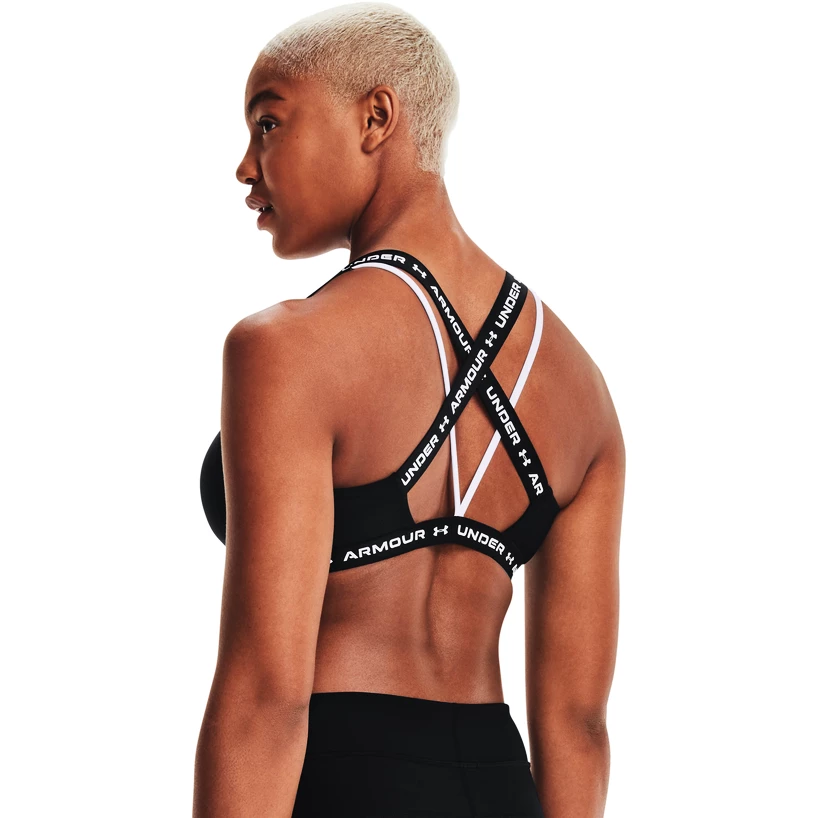 Black under armour sports bra deals