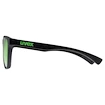 Sport Brille Uvex  Esntl Spirit Black Matt/Mir. Green (S5330622216)