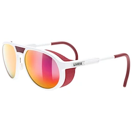 Sport Brille Uvex Mtn Classic P White Matt/Mir.Red (S5330358830)