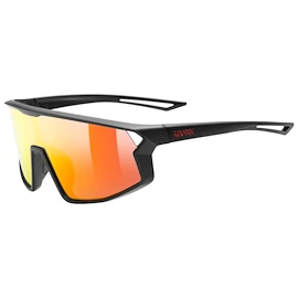 Sport Brille Uvex Skyryse Jr. Black Matt/Mir.Red (S5330762216)