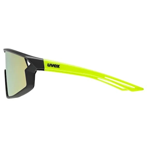 Sport Brille Uvex  Skyryse Jr. Black-Yellow Matt/Mir.Yellow (S5330762616)