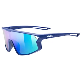 Sport Brille Uvex Skyryse Jr. Blue Matt/Mir Green (S5330764416)