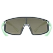 Sport Brille Uvex  Skyryse Jr. Grey-Green Matt/Mir.Blue (S5330765716)