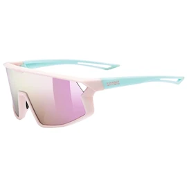 Sport Brille Uvex Skyryse Jr. Pink-Green Matt/Mir.Pink (S5330763716)