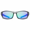 Sport Brille Uvex Sportstyle 211 Smoke Mat/Mirror Green (Cat. 3)