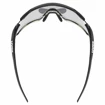 Sport Brille Uvex  Sportstyle 228 Black Sand Mat/Mirror Silver (Cat. 2)